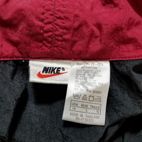 🖤 Vtg Nike Nylon Pullover | Color Block | Large 👟 - Picture 5 of 9